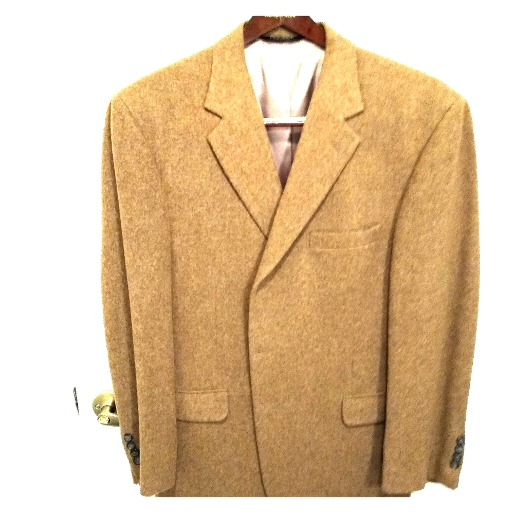 Jos. A. Banks Camel hair sport coat/smoking jacket